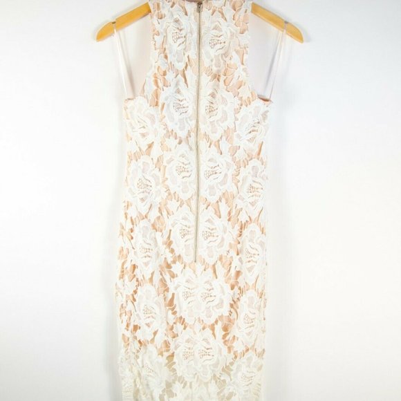 Keepsake Ivory 'I Will Wait' Floral Lace Dress NWT - Picture 8 of 9